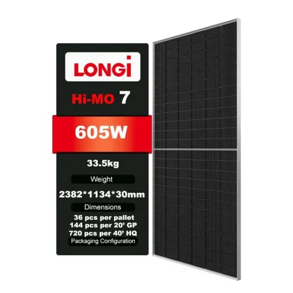 Longi HiMo 7 Solar Panels 605W